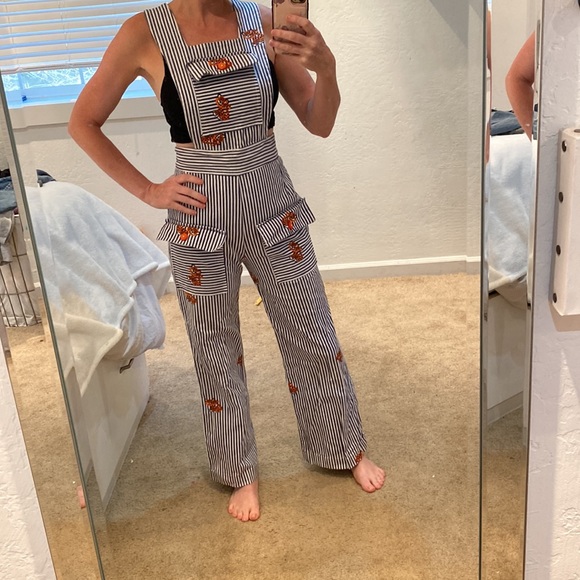 Vintage overalls w tiger - Picture 4 of 9